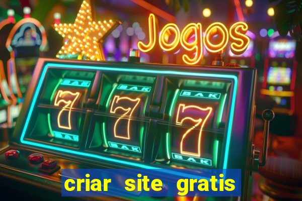 criar site gratis de jogos